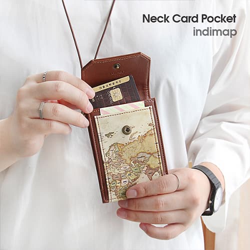 indimap Neck Card Pocket
